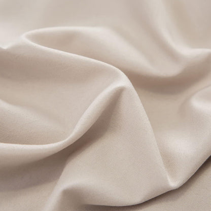 Bettwäsche Set Beige 135x200 cm Mikrofaser Qualität 110
