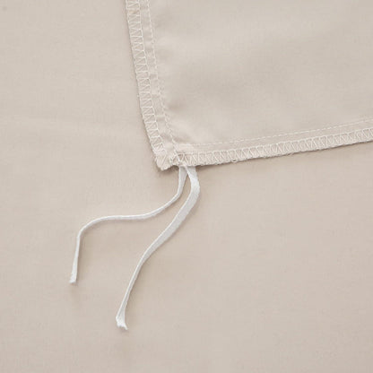 QZY Bettwäsche 135x200 cm Beige Mikrofaser Hypoallergen
