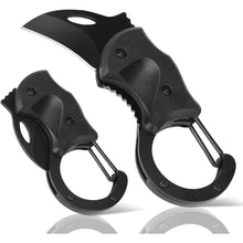 Schlüsselanhänger Messer Schwarz Klappmesser Faltbar Outdoor