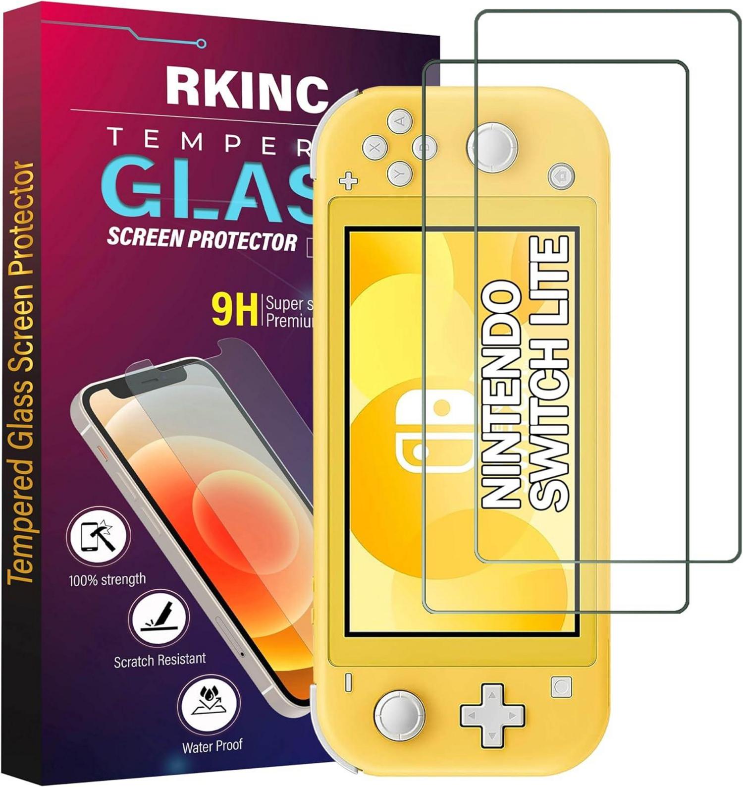 Panzerglas Displayschutzfolie für Nintendo Switch lite 2 Stk. 9H