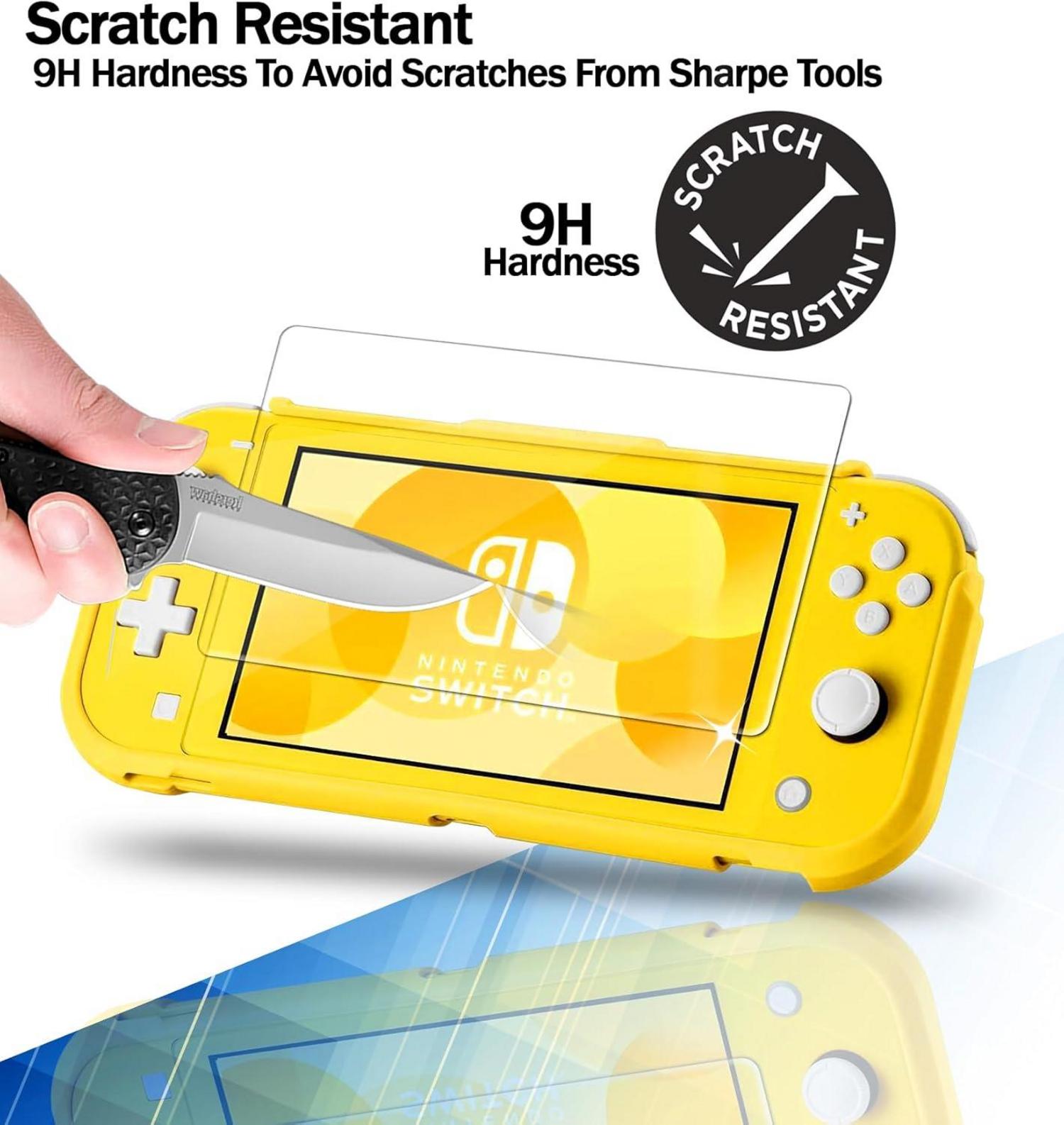 Displayschutz Nintendo Switch lite Panzerglas 2 Stück HD 0,33mm blasenfrei