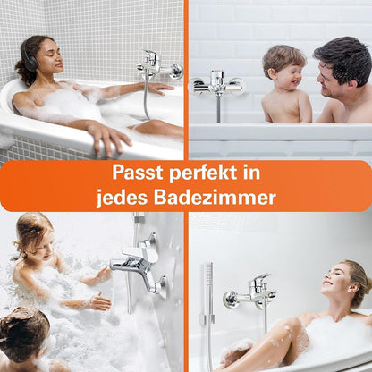 Badewannenarmatur Wasserhahn Duscharmatur 1/2 Zoll Chrom