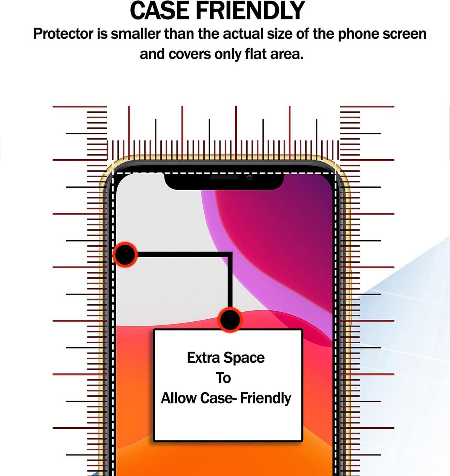 Panzerglas Displayschutzfolie für iPhone 12 Mini 5.4 Zoll 3 Stück 9H-Härte 0,33mm Ultradünn