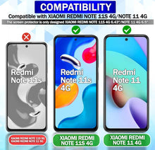 Panzerglas Displayschutzfolie Xiaomi Redmi Note 11 11S M4