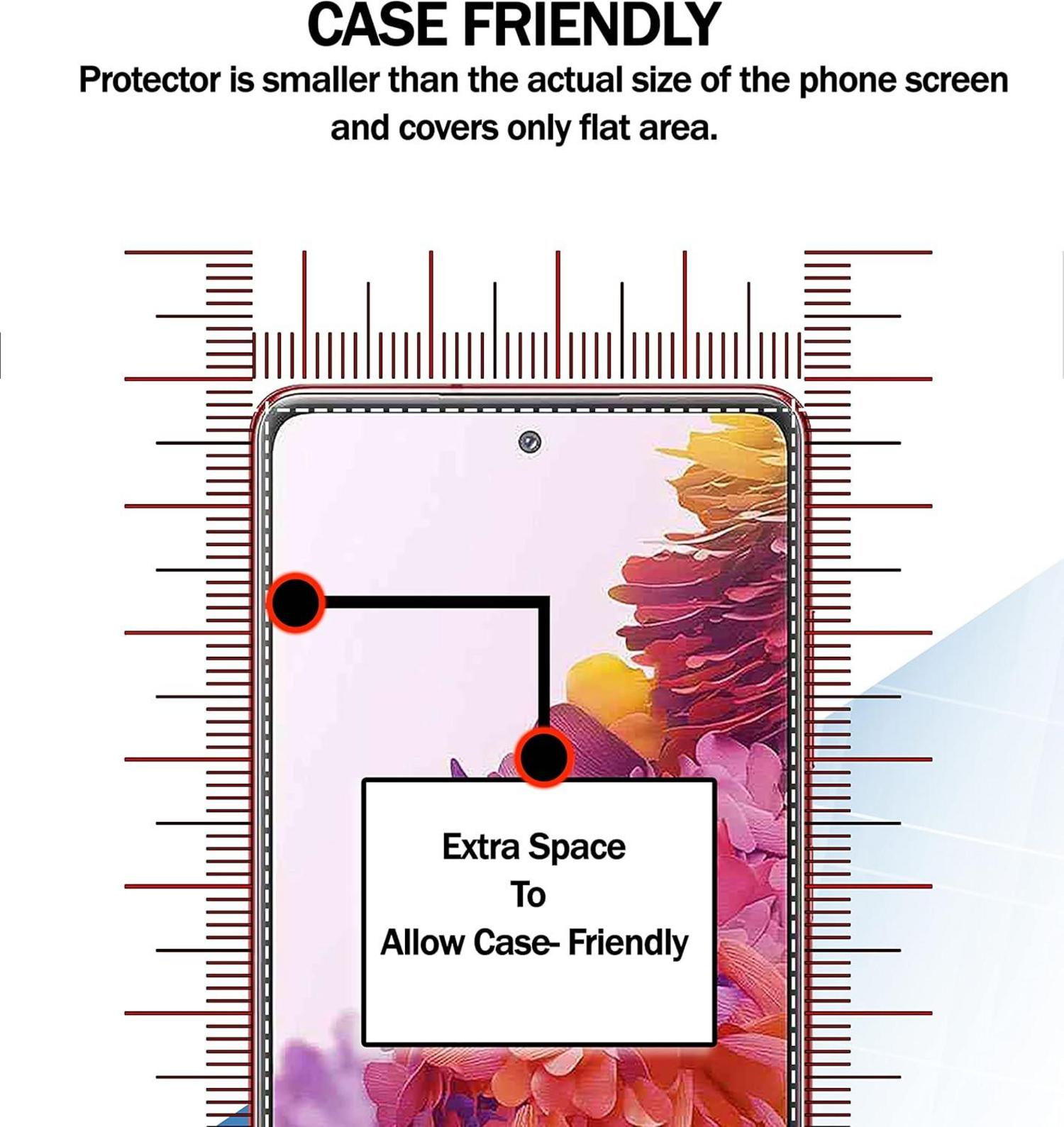 Panzerglas Displayschutzfolie Samsung Galaxy S20 FE 5G 3 Stück 9H 0,33