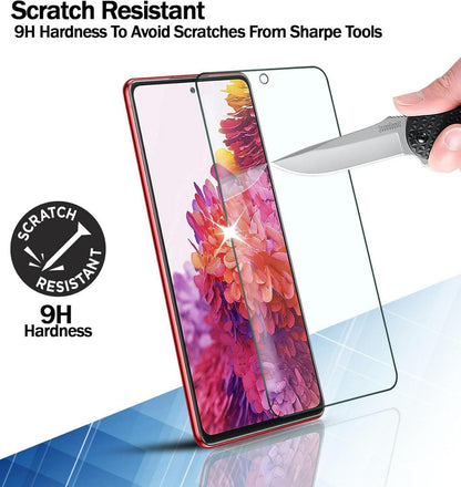 Panzerglas Displayschutz für Samsung Galaxy S20 FE 5G 3 Stück 0,33mm splittersicher blasenfrei