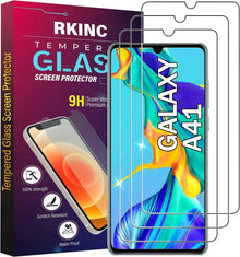 Panzer Glas Displayschutzfolie für Samsung Galaxy A41 3er Pack