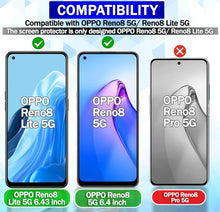 3er Pack Panzerglas Displayschutz OPPO Reno 8 5G 8 Lite 5G