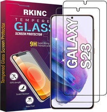 2er Pack Panzerglas Displayschutz Samsung Galaxy S23 Fingerabdruck HD