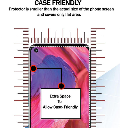 Panzerglas Displayschutzfolie Oppo Find X5 Lite 3 Stück 0,33mm kratzfest