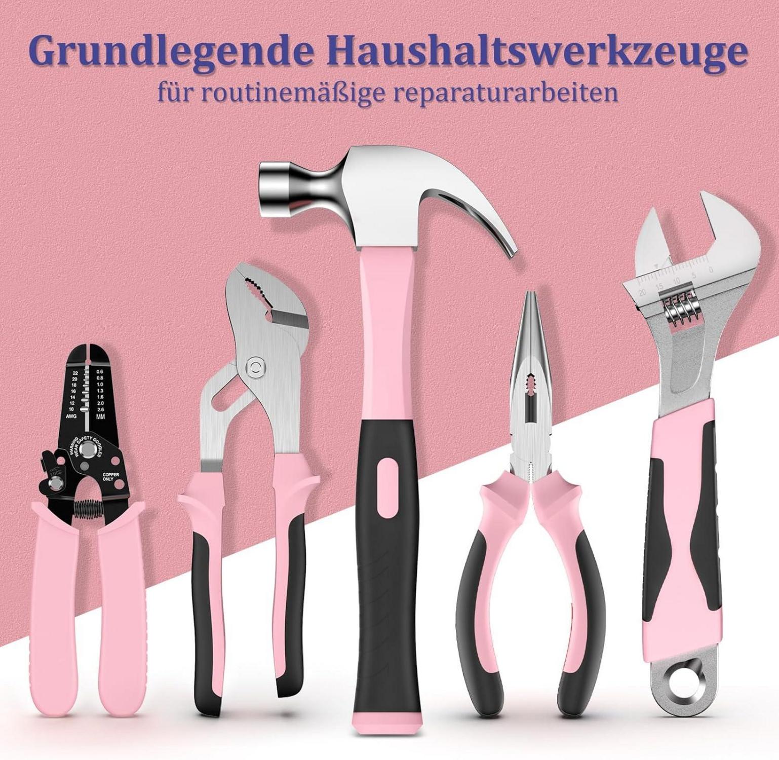 281tlg Werkzeugkoffer gefüllt mit Steckschlüsselset und Zangen