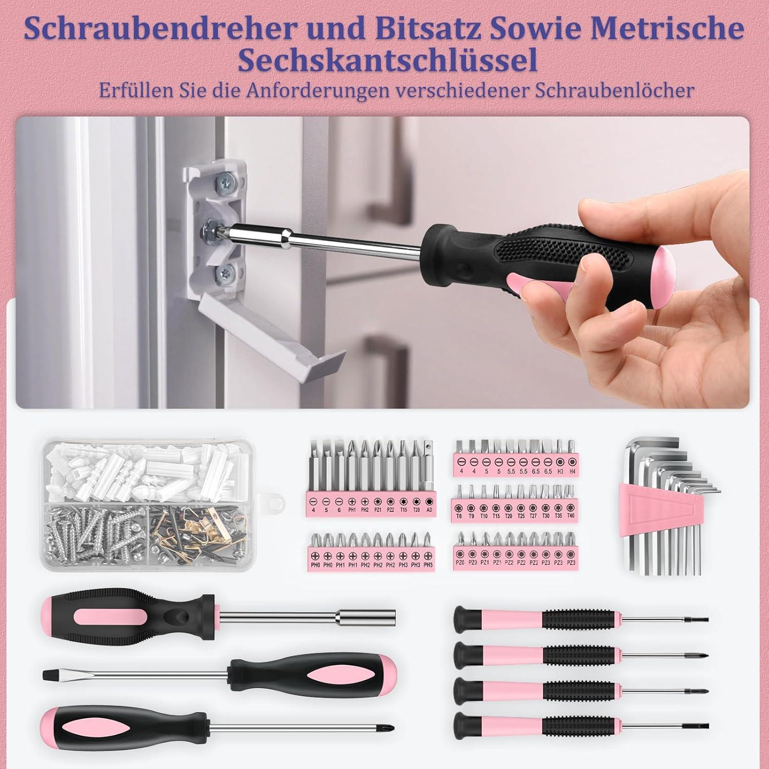 Sundpey Werkzeugkoffer 281tlg gefüllt mit Steckschlüsselset Schraubendreher