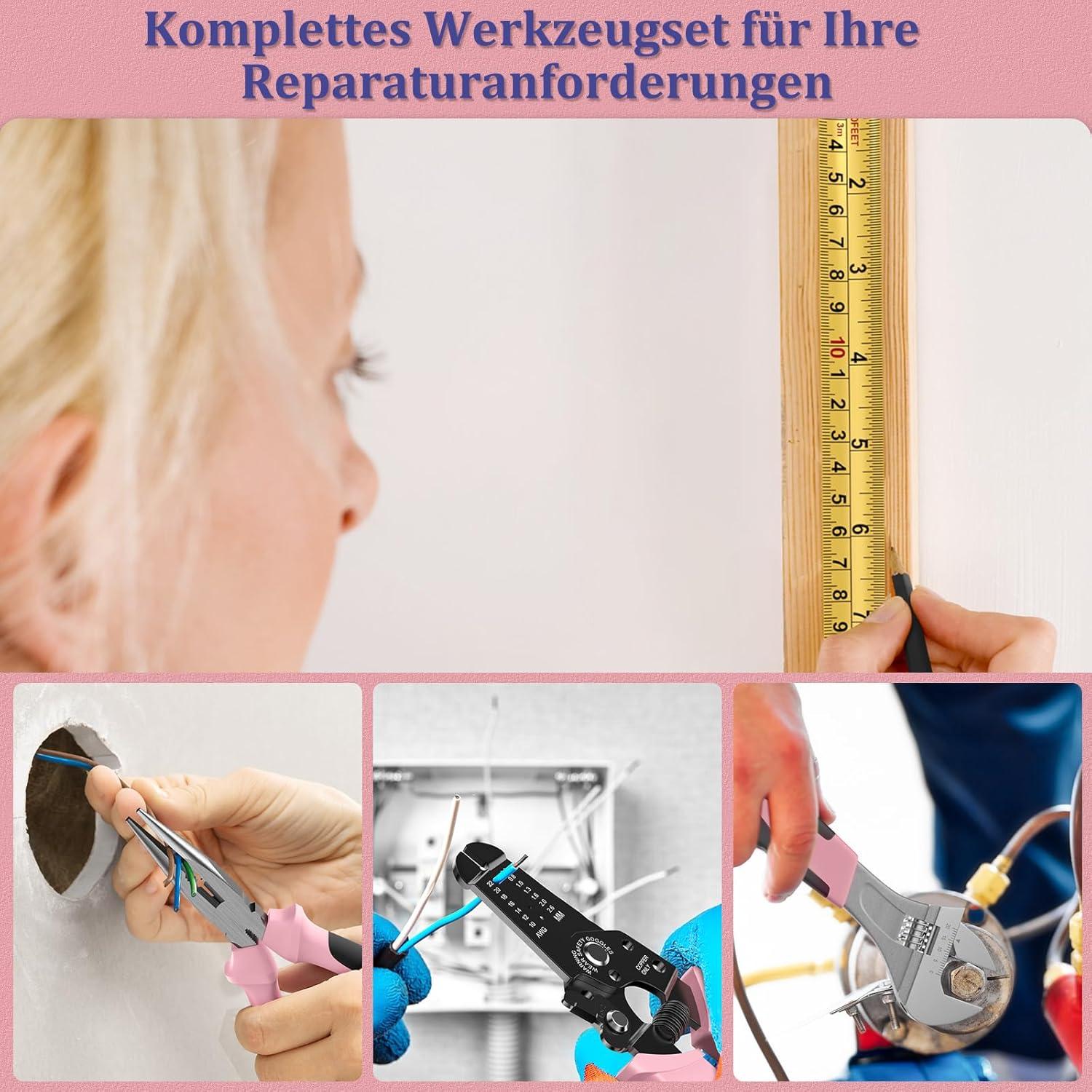 Sundpey Werkzeugkoffer 281tlg gefüllt mit Steckschlüsselset Schraubendreher