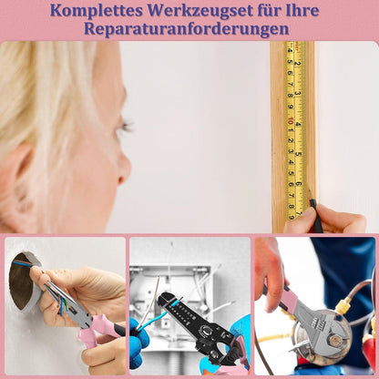 Sundpey Werkzeugkoffer 281tlg gefüllt mit Steckschlüsselset Schraubendreher