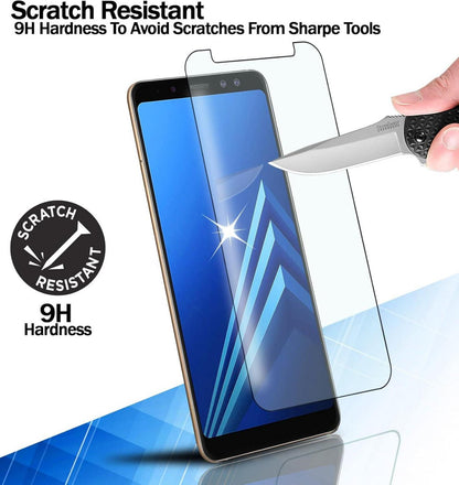 3er Pack Panzerglas Displayschutz für Samsung Galaxy A6 SM-A600F 0,33mm kratzfest