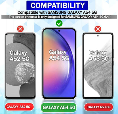 Panzer Glas Schutz für Samsung Galaxy A54 5G 3er Pack