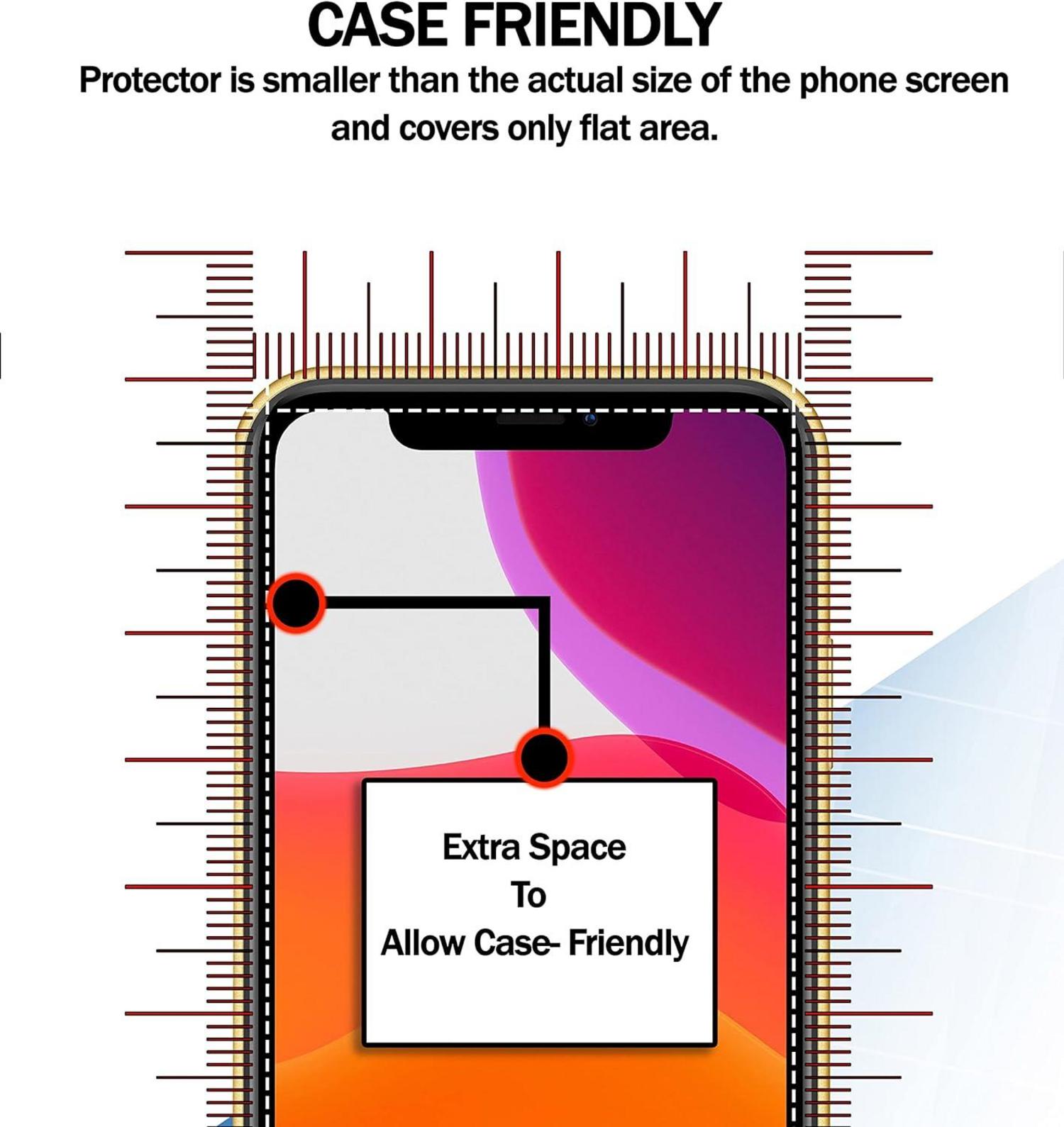 Panzer Schutz Glas für iPhone 11 / XR 6.1-Inch, 3 Stück, HD Displayschutzfolie
