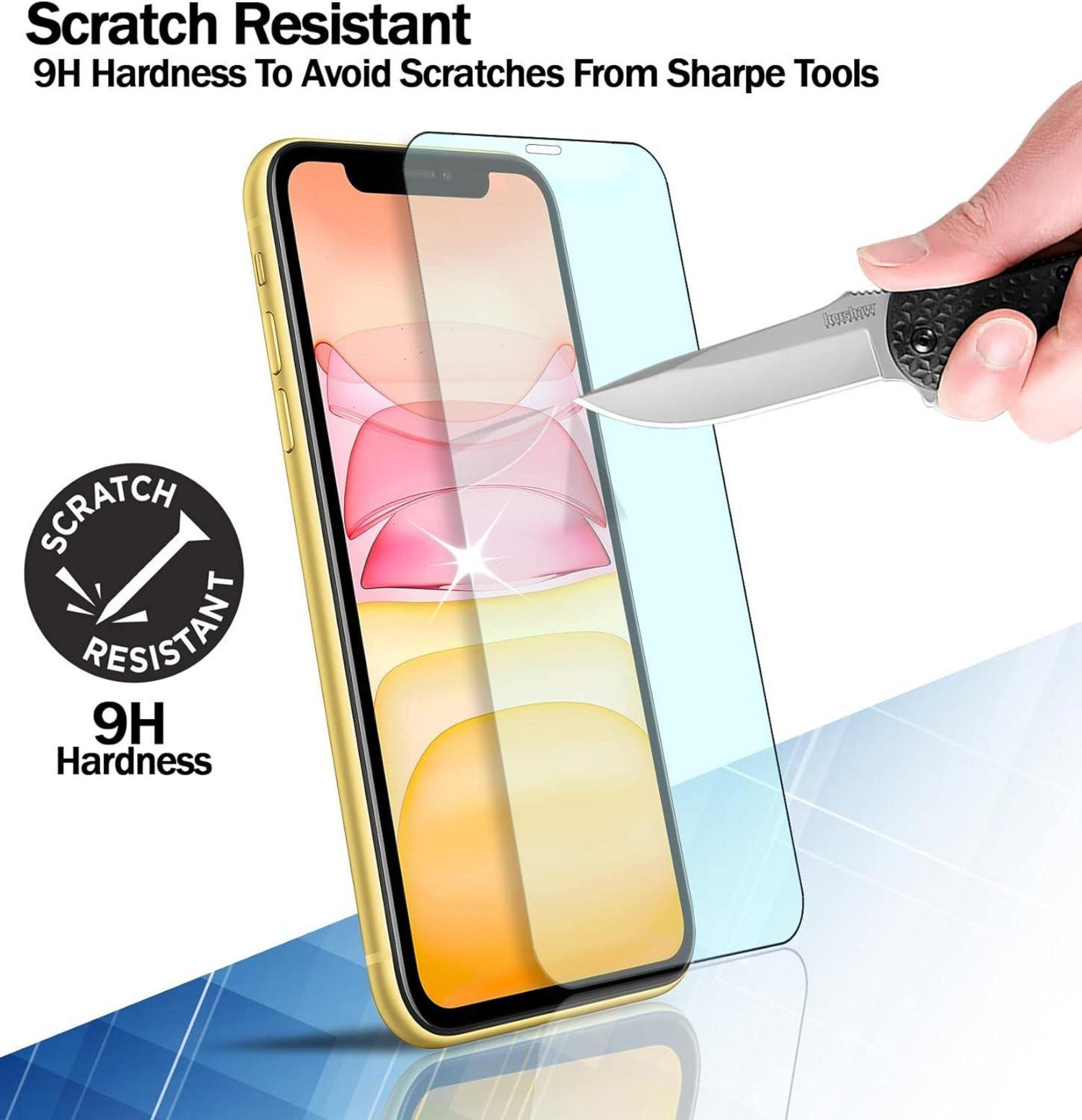 3x Panzerglas Displayschutz iPhone 11 XR 6.1-Inch 9H 0,33 mm