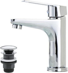Moderne Wasserhahn Bad mit Zugstange und Ablaufgarnitur