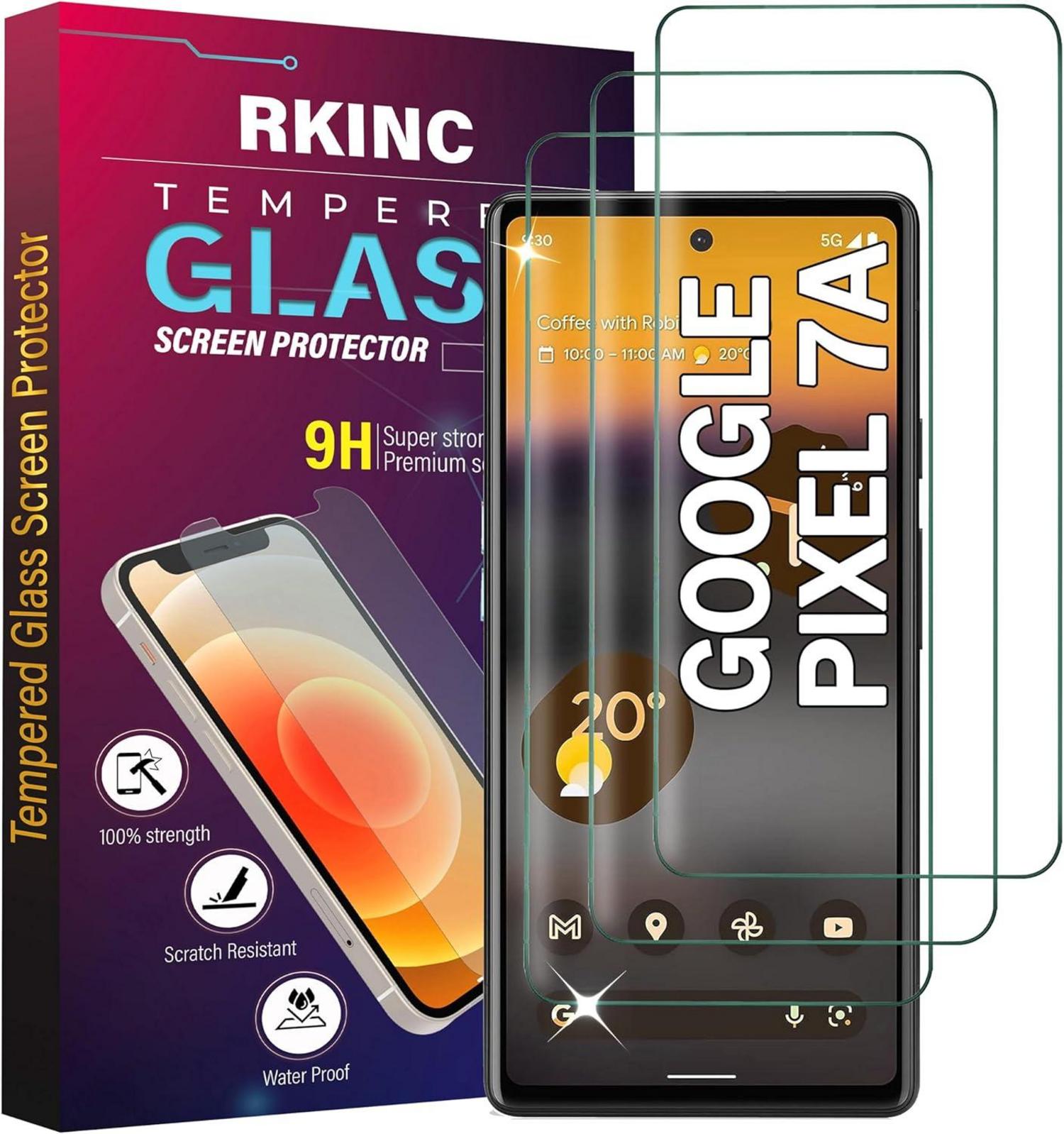 Google Pixel 7A Panzerglas Schutz 3 Stück 0,33 mm HD
