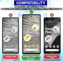 Panzer Glas Display Schutz Google Pixel 7A 3er Set 9H