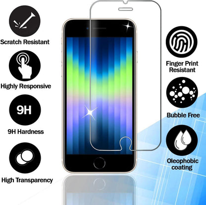 Panzerglas Schutzglas für iPhone 7 Plus 8 Plus, 3 Stück - HD