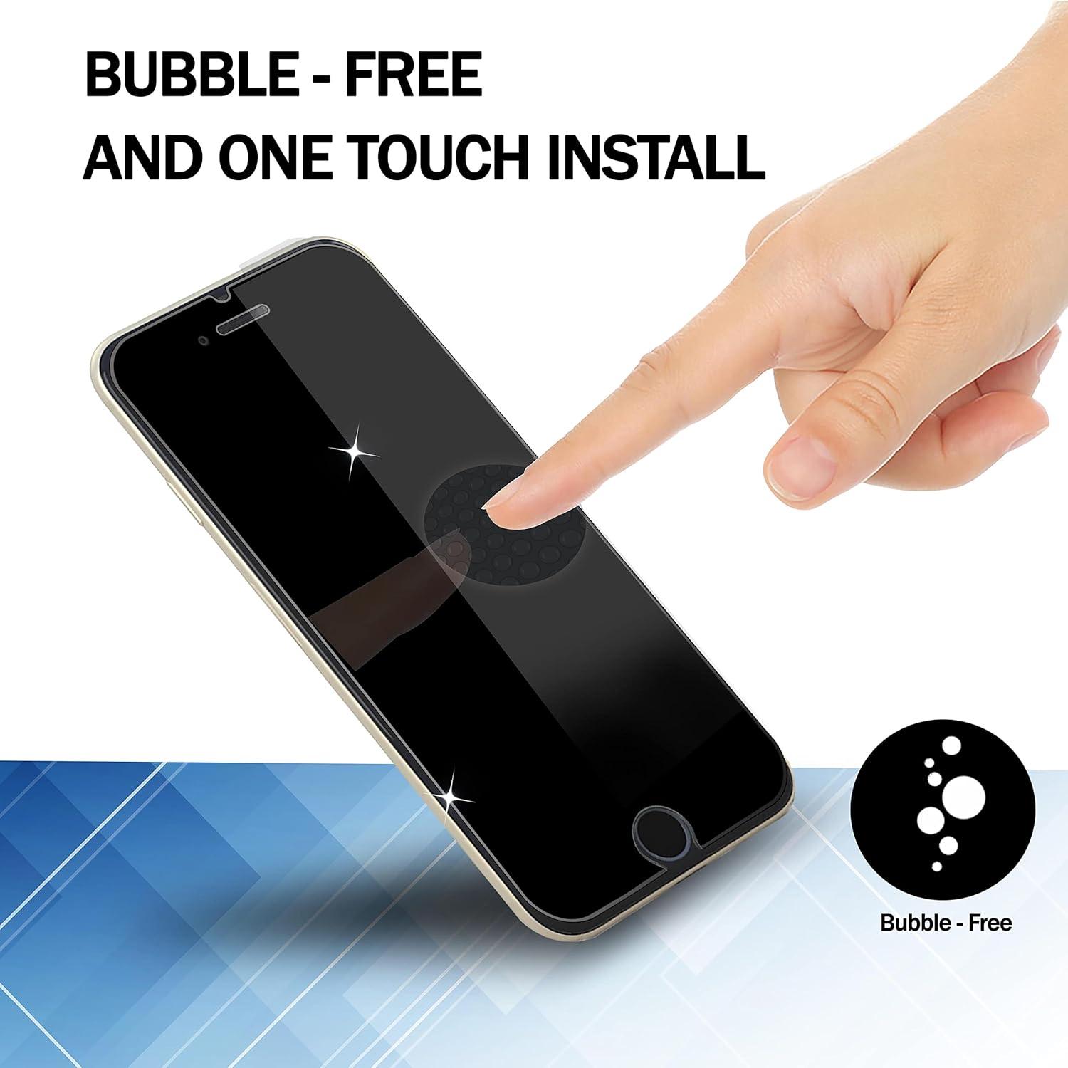 3er Set Panzerglas Displayschutz für iPhone 7 8 Plus HD 0,33mm