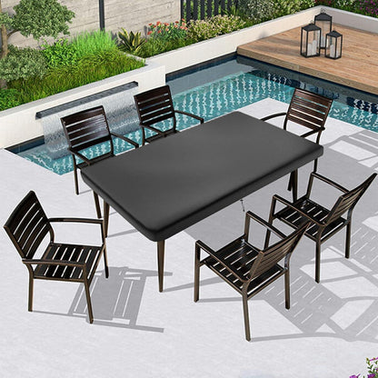 Gartentischhülle Rechteckig 180x100x15cm – Wasserdicht & UV-Schutz