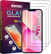 3er Pack Panzerglas Displayschutzfolie für iPhone 13 / 13 Pro / 14