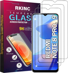 3er Pack Panzerglas Displayschutz für Xiaomi Redmi Note 8 Pro Redmi 9