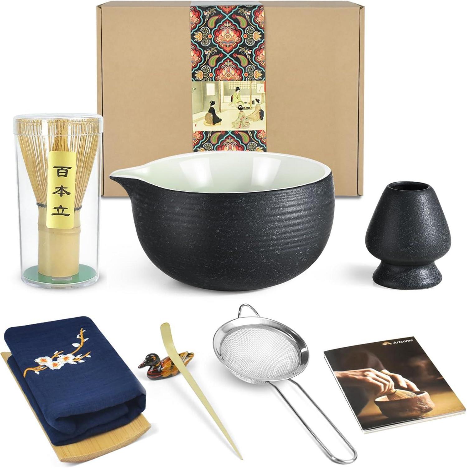 Matcha Teezeremonie Set Bluestone Glaze 8-teilig