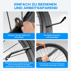Fahrrad Reifenheber Metall 3 Stück Werkzeug für