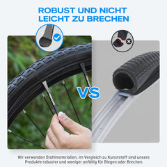 3er Set Metall Reifenheber Fahrrad Werkzeug Schwarz