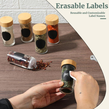 Moreau Gewürzgläser 12er Set Rund 100 ML mit Streueinsatz