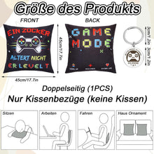 Originelles Dekokissen 45x45 cm Männerkissen mit 3 Taschen
