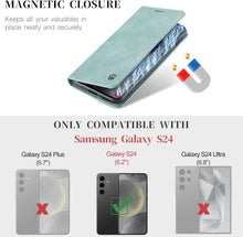 Samsung Galaxy S24 5G Handyhülle Premium Leder Klapphülle