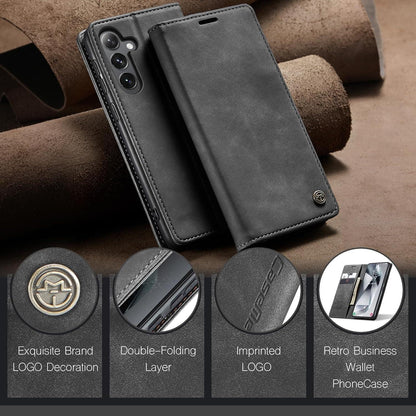 Samsung Galaxy S24 5G Handyhülle Leder Flip Case mit Magnet und Standfunktion