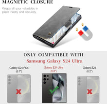 Schutzhülle Samsung Galaxy S24 Ultra 5G Leder Flip Case