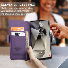 Samsung Galaxy S24 Ultra 5G Hülle Leder Flip Case Standfunktion