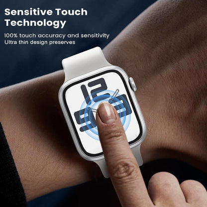 Displayschutzfolie Apple Watch 40mm Serie 9 8 7 Titanlegierung 9H Glas