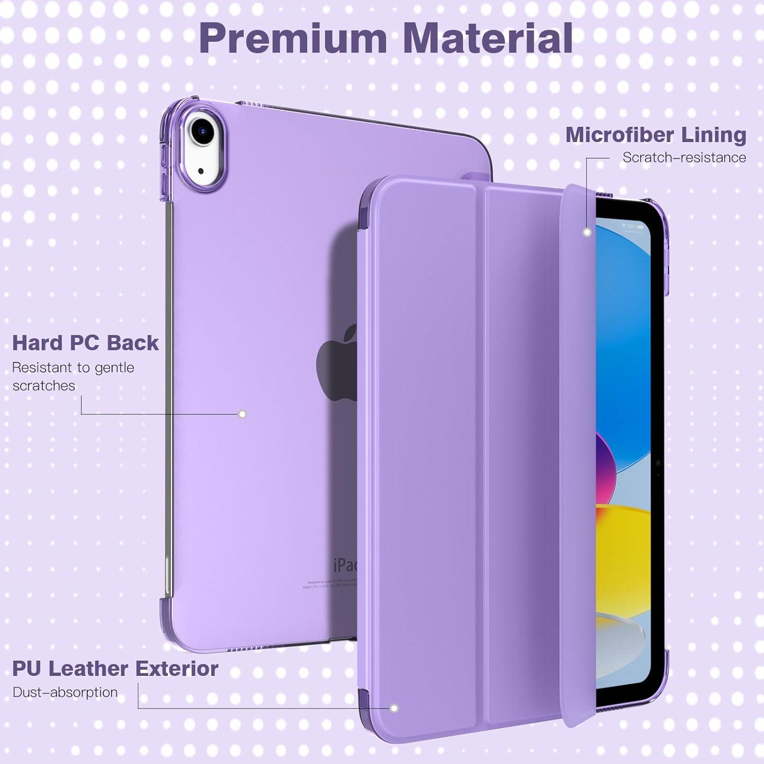 iPad 10.9 Hülle Schlank Smart Case Cover Lila