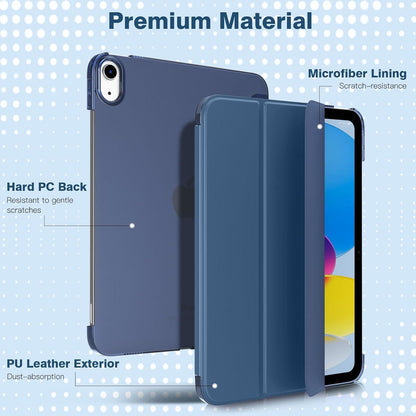iPad 10.9 Zoll 2022 Hülle Smart Case Cover Meerblau Schutzhülle