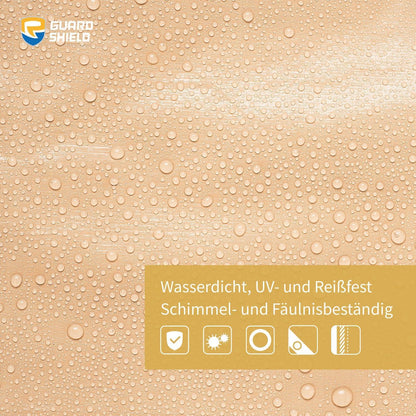 Abdeckplane Wasserdicht 4m x 5m Beige/Khaki