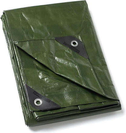 Abdeckplane Wasserdicht Grün Polyester-Schutzplane 3x3m