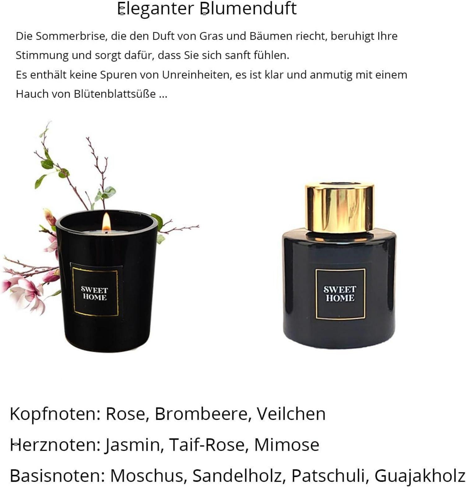 Duftkerzen Geschenkset Blumenduft Sojawachs Aromatherapie Stressabbau