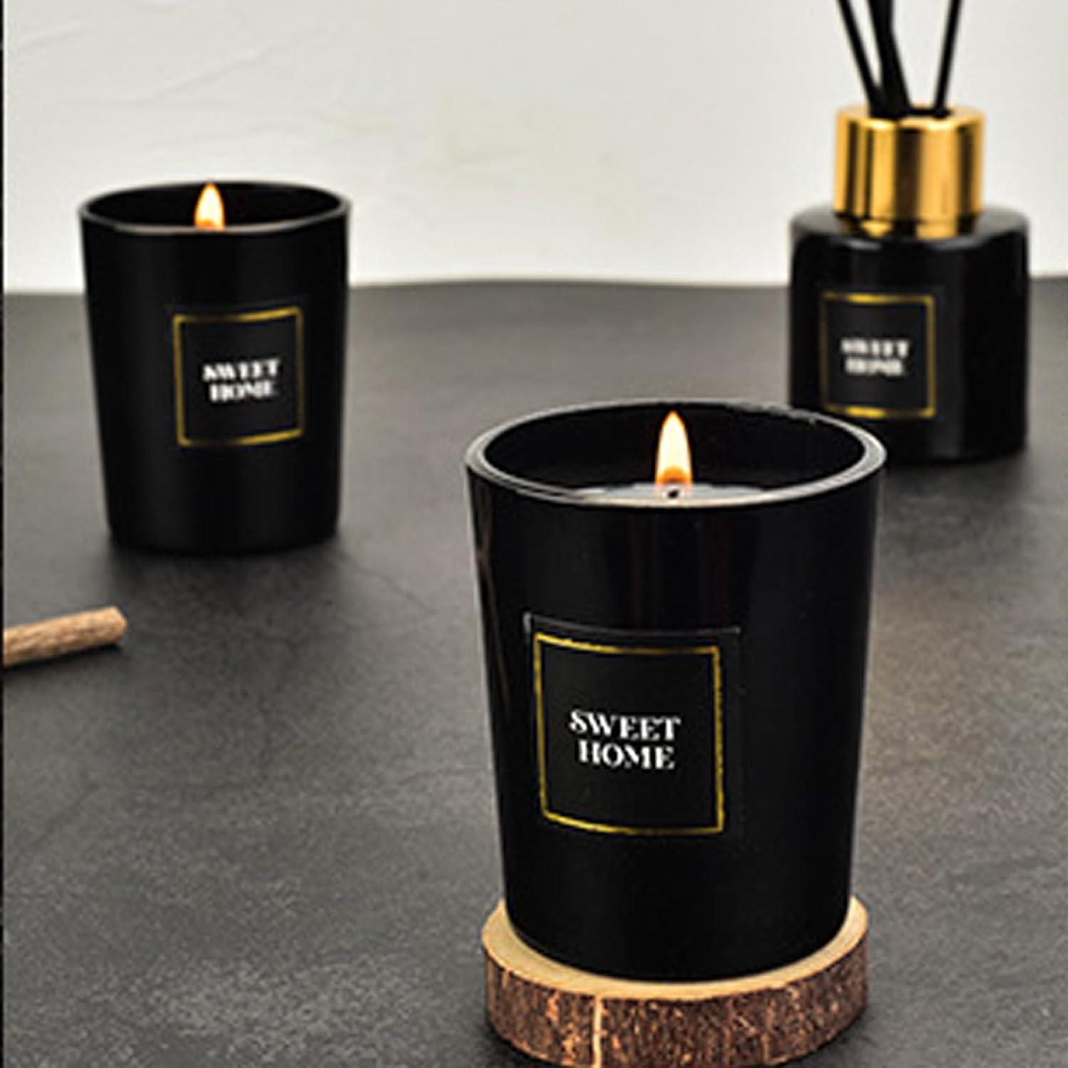 Duftkerzen Geschenkset Blumenduft 2x50g Sojawachs Kerzen Aromatherapie