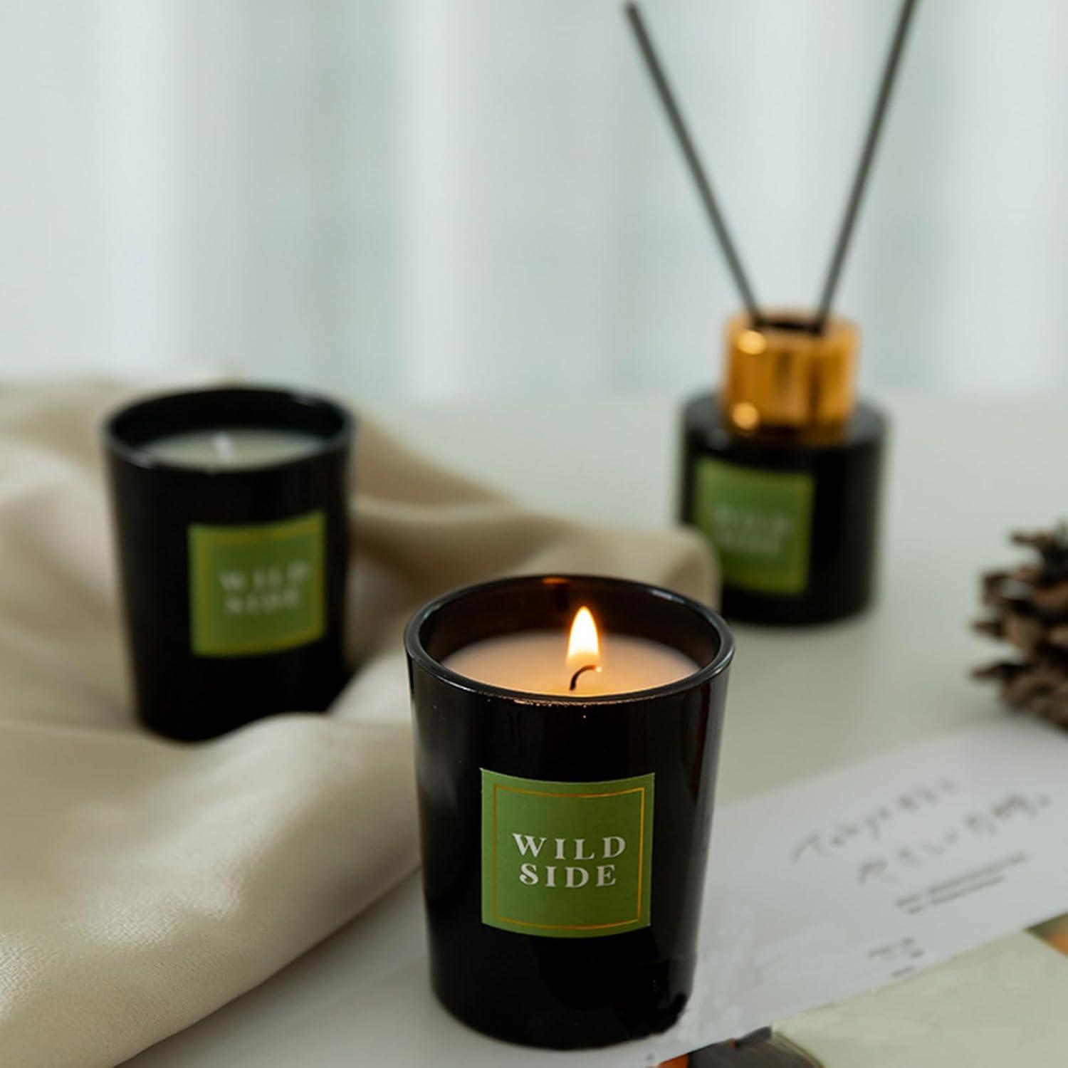 Duftkerzen Geschenkset Granatapfel Zitrone Aromatherapie 2x50g