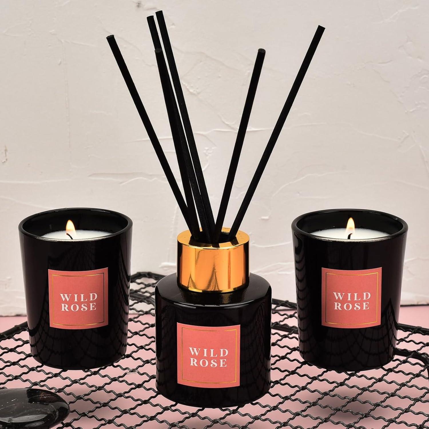 Duftkerzen Geschenkset Hyazinthe Jasmin Aromatherapie Sojawachs 2