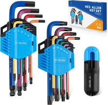 18TLG Innensechskant & Torx Schlüssel Set mit Griff