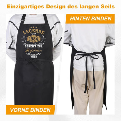 Grillschürze Lustig Wasserdicht Geschenkideen 70. Geburtstag Mann